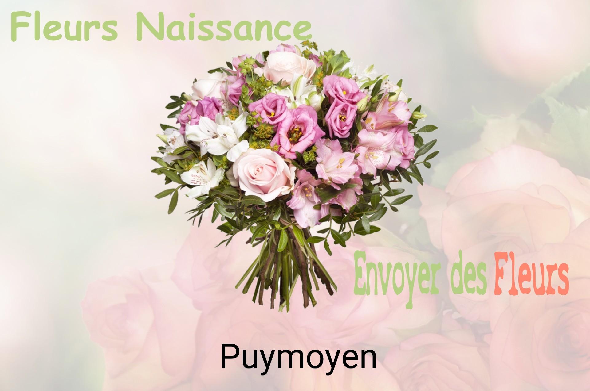 Bouquet de fleurs de naissance livré à Puymoyen